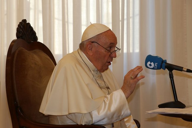 El Papa Francisco concede una entrevista a la Cadena COPE