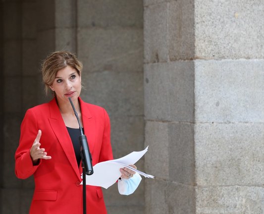 La portavoz del PSOE en la Asamblea, Hana Jalloul