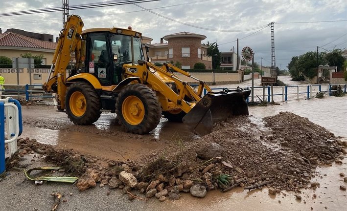 Imagen de las últimas lluvias en Vinaròs (Castellón)