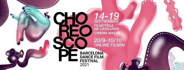 Cartel del IX Festival Internacional de Cine de Danza de Barcelona, Choreoscope