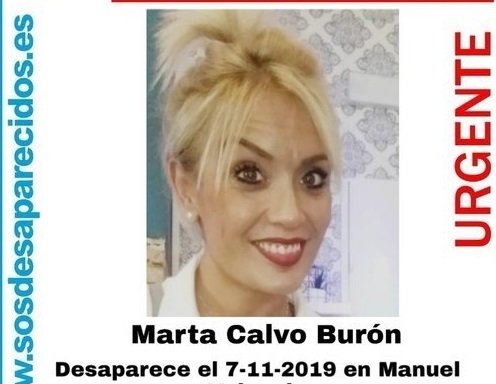 Archivo - Cartel de la desaparición de Marta Calvo
