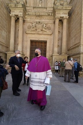 El obispo coadjutor de Almería, Antonio Gómez