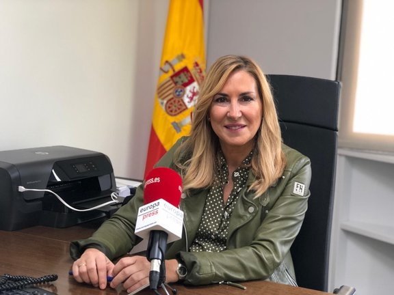 Archivo - La presidenta del PP de Navarra y vicesecretaria de Organización del PP, Ana Beltrán, en una entrevista concedida a Europa Press.