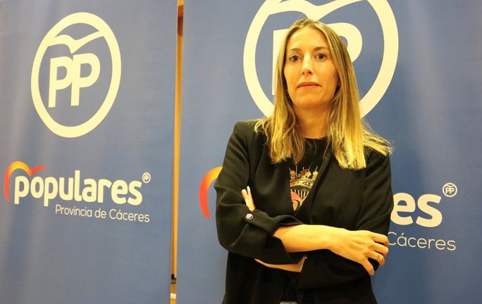La portavoz del  PP de la provincia de Cáceres, María Guardiola,  pide una solución "urgente" a los problemas de agua en el Parque Nacional de Monfragüe