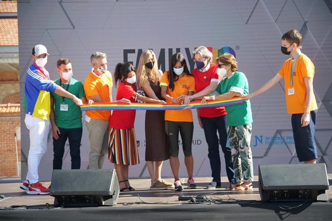 La vicealcaldesa de Madrid, Begoña Villacís, inaugura la jornada 'Family Pride: Día de la Diversidad Familiar',