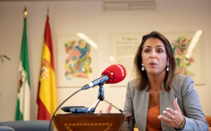 La presidenta del Parlamento de Andalucía, y diputada de Ciudadanos por la provincia de Almería, Marta Bosquet.