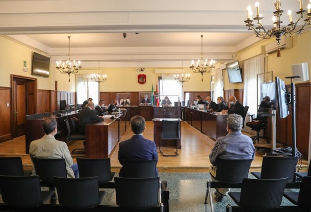 Imagen de archivo de la primera sesión del juicio