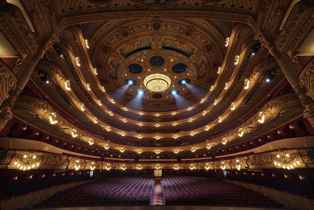 Archivo - Interior del Gran Teatre del Liceu de Barcelona