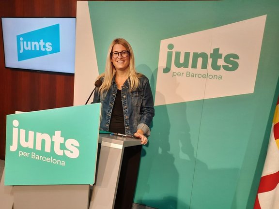 La líder del grupo municipal de Junts en Barcelona, Elsa Artadi.