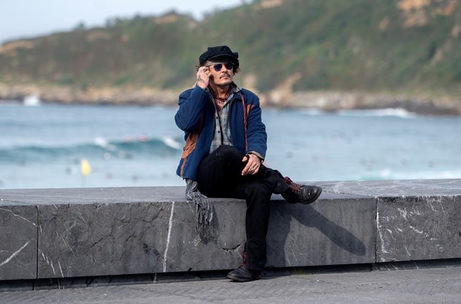 El actor Johnny Depp llega a la 69ª edición del Festival Internacional de Cine de San Sebastián, para recibir el Premio Donostia, en el palacio de Kursaal, a 22 de septiembre de 2021, en San Sebastián, Euskadi (España). 