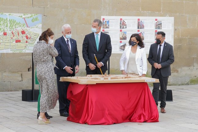 El Rey Felipe llega a Logroño para conocer de primera mano la historia del Sitio de la Ciudad en su V Centenario