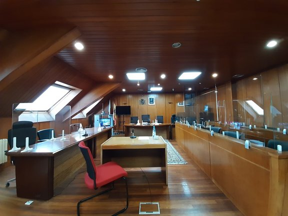 Sala de la Sección Primera de la Audiencia Provincial de Cantabria. / Alerta