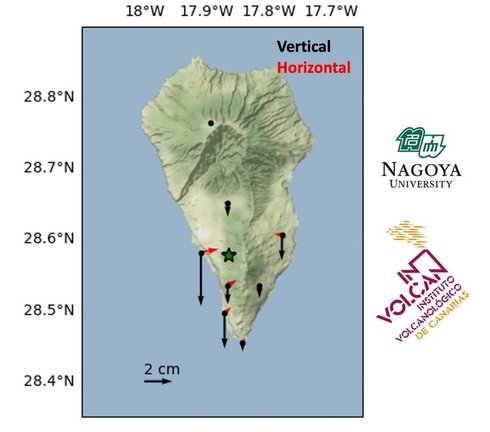 Registran una disminución de la presión en el sistema magmático de Cumbre Vieja (La Palma)