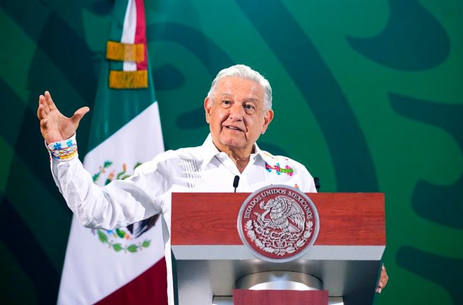 El presidente Andrés Manuel López Obrador. EFE