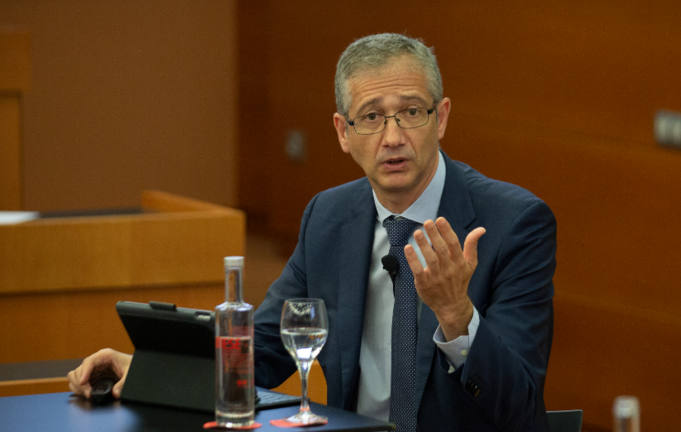 El gobernador del Banco de España, Pablo Hernández de Cos. David Zorrakino / Europa Press