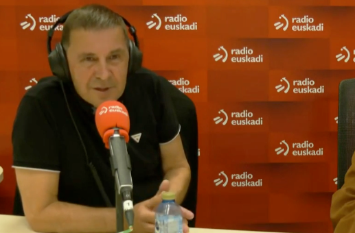 Arnaldo Otegi en Radio Euskadi.