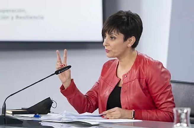 La minsitra portavoz del Gobierno, Isabel Rodríguez.