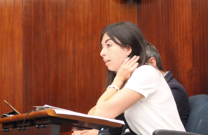 La concejala socialista Ana Santurtún.