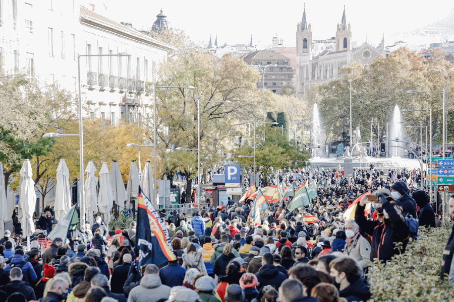 Manifestación en Madrid contra la Ley Mordaza. Ricardo Rubio / Europa Press