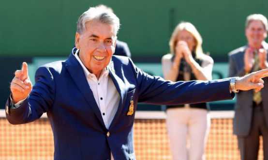 El tenis español, Manuel Santana -por todos conocido como Manolo Santana