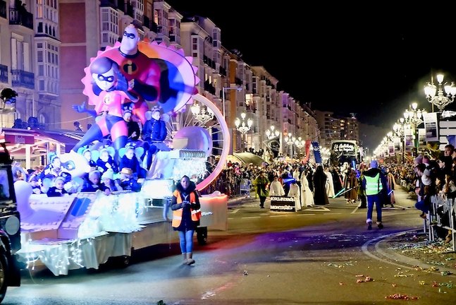Cabalgata de Reyes de 2019 en Santander. / ALERTA