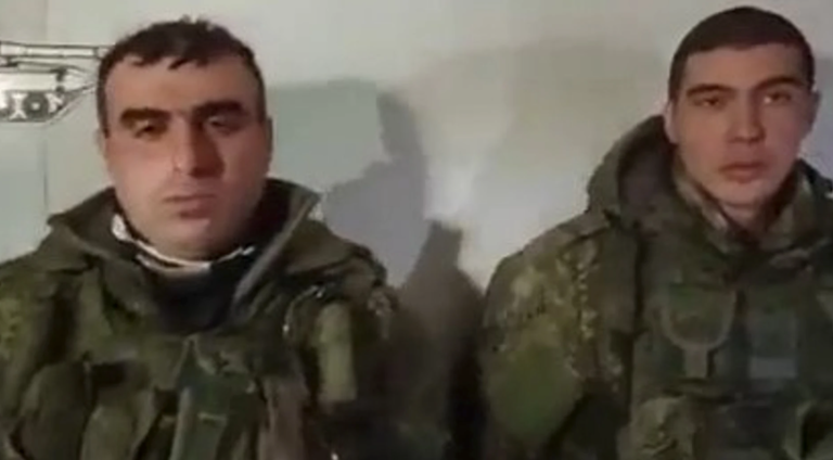 Ucrania muestra un vídeo de soldados rusos capturados en su territorio.