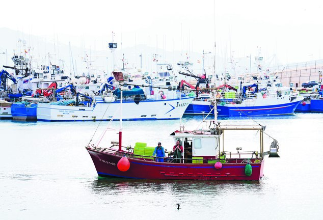 Barcos pesqueros en el puerto de Santoña. / E.P.