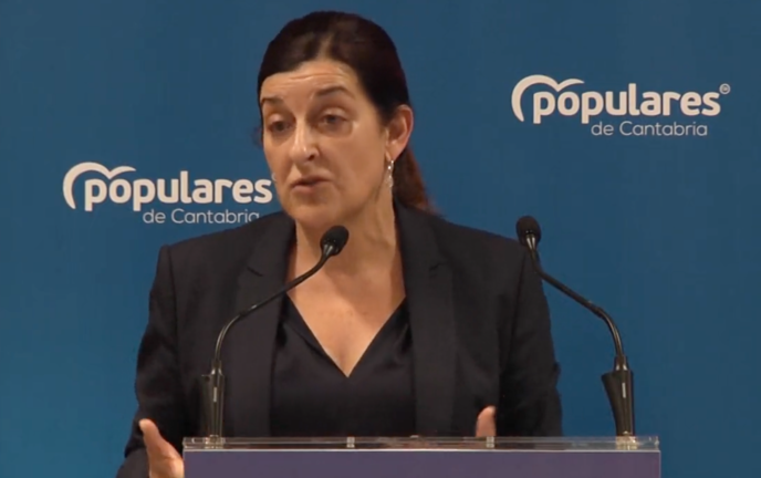 La presidenta del Partido Popular, María José Sáenz de Buruaga. / ALERTA
