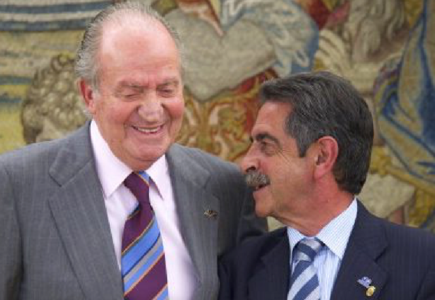 El presidente de Cantabria, Miguel Ángel Revilla y el rey emérito, Juan Carlos I. / ALERTA