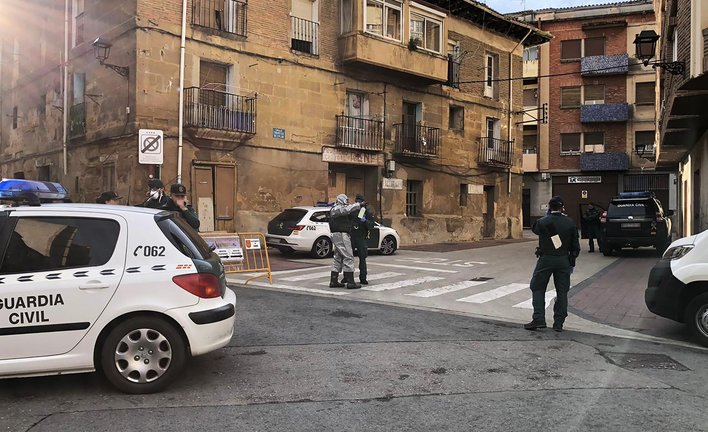 Efectivos de la Guardia Civil en La Rioja.EFE