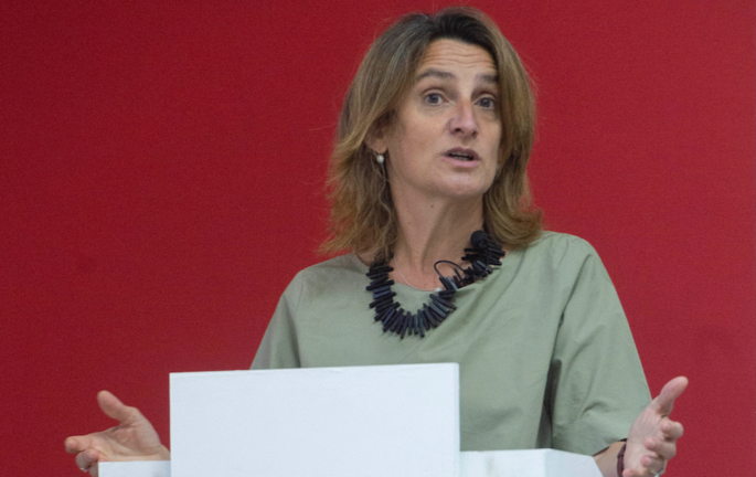La vicepresidenta cuarta y ministra de Transición ecológica y el Reto Demográfico, Teresa Ribera.