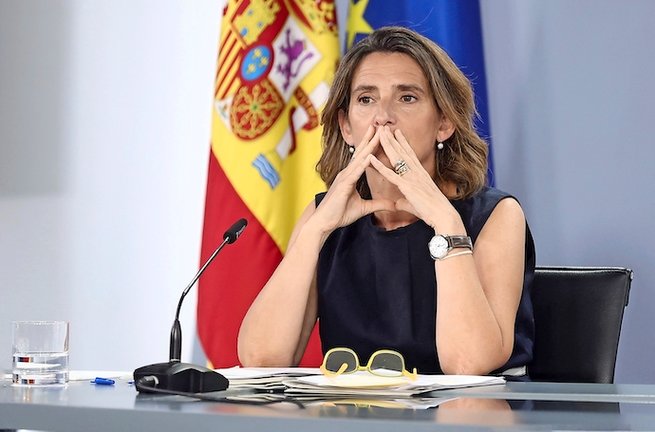 La vicepresidenta tercera y ministra para la Transición Ecológica y el Reto Demográfico, Teresa Ribera. / e.p.