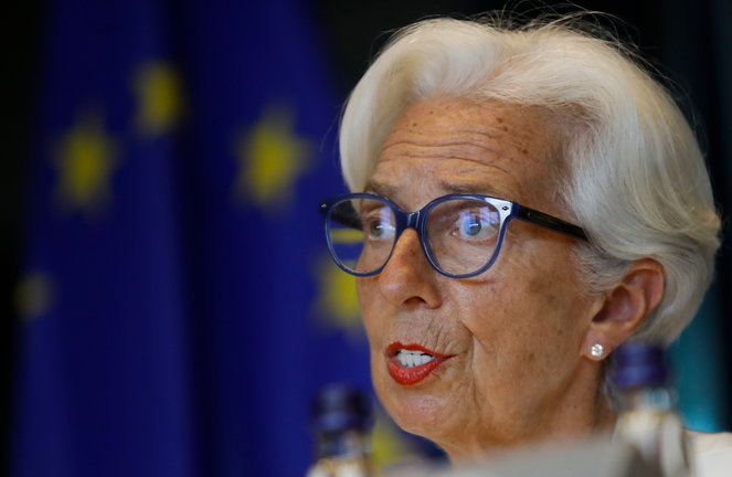 La presidenta del Banco Central Europeo, Christine Lagarde. / RONALD WITTEK
