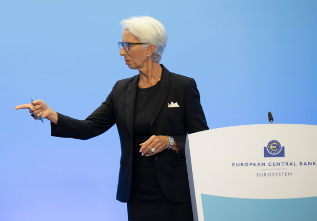 La presidenta del Banco Central Europeo, Christine Lagarde. /Boris Roessler