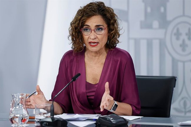 La ministra de Hacienda, María Jesús Montero. EFE/ Chema Moya