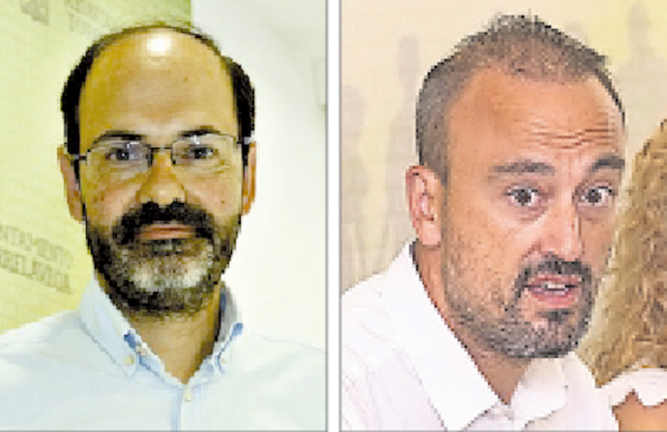 José Luis Urraca (PSOE) y Javier López Estrada (PRC).