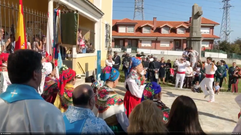 Actos de la Fiesta del Pilar en Guarnizo en el 2017.