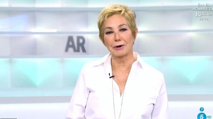 Ana Rosa Quintana, en su vuelta a la televisión.