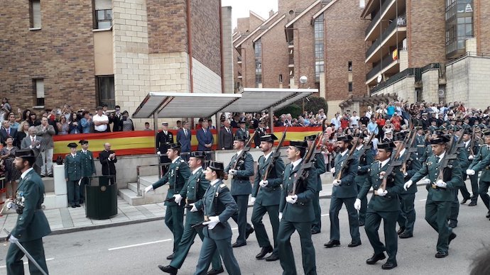 Desfile de la Guardia Civil el 12 de octubre de 2019. / ALERTA