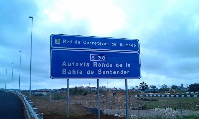La autovía S-30, Ronda_Bahía_de_Santander.