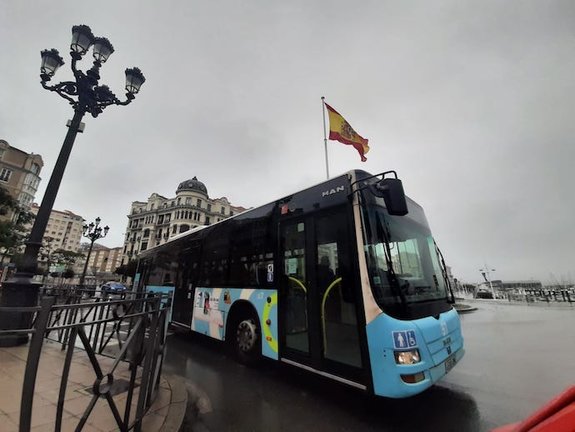 Línea del servicio municipal de transporte urbanos de Santander (TUS). / ALERTA