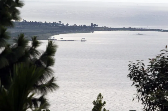 Vista aérea del lago Victoria. EFE/Angel Díaz