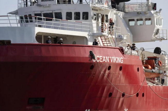 Imagen de archivo del barco Ocean Viking. EFE/EPA/Francesco Ruta