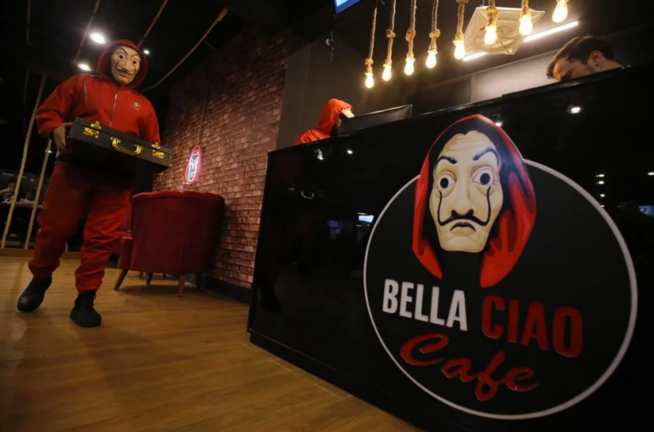 El café Bella Ciao, en Peshawar, Pakistán. EFE/EPA/Bilawal Arbab