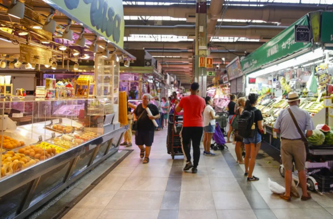 Un mercado en Madrid, en una imagen de archivo. EFE/Víctor Casado