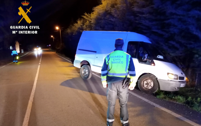 La Guardia Civil de Cantabria investiga a un conductor moldavo de 53 años, vecino de Santander, por conducir ebrio