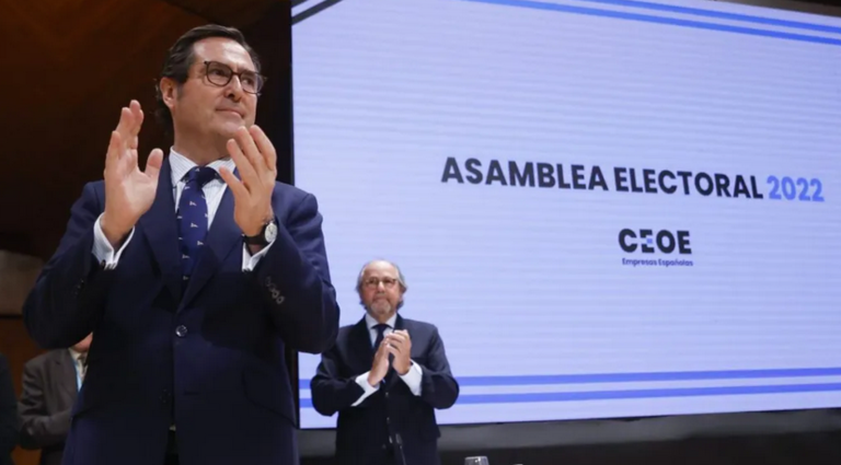 El presidente de la CEOE, Antonio Garamendi. EFE/Juan Carlos Hidalgo