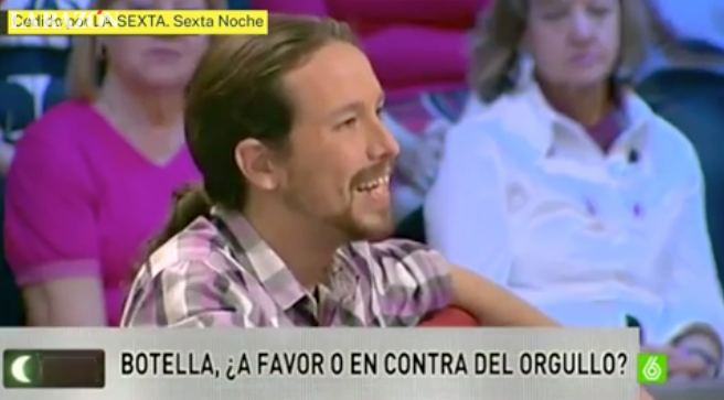 El 8 de marzo de 2014, durante el programa “LaSexta Noche”, Iglesias se refirió a Botella como “Es la que encarna ser “esposa de”, “nombrada por”, sin preparación