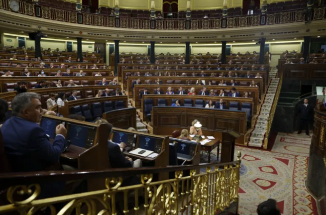 Vista del Congreso de los Diputados. EFE/J.J. Guillén