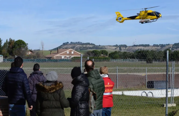 La Guardia Civil y el Ejército del Aire en el operativo de búsqueda del ultraligero desaparecido en Valladolid. EFE/ Nacho Gallego